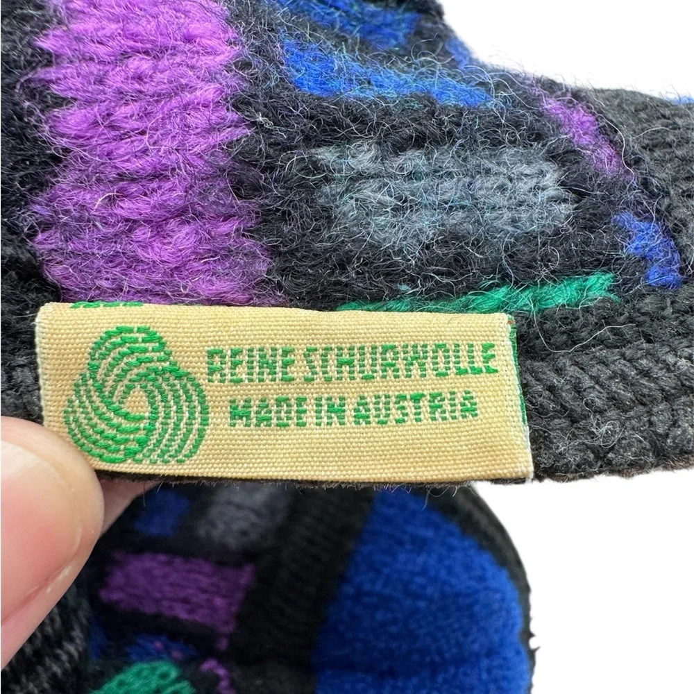 Wesenjak - Vintage - Made in Austria Boiled Wool Toddler Booties - Size 24/ US 8